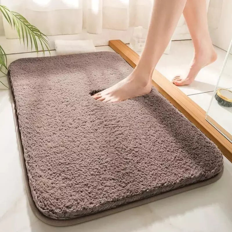 Plush Non-slip Absorbent Bathroom Rug