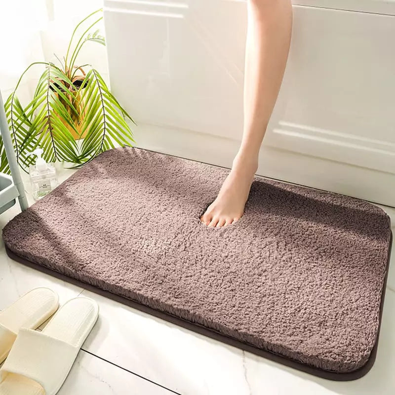 Plush Non-slip Absorbent Bathroom Rug