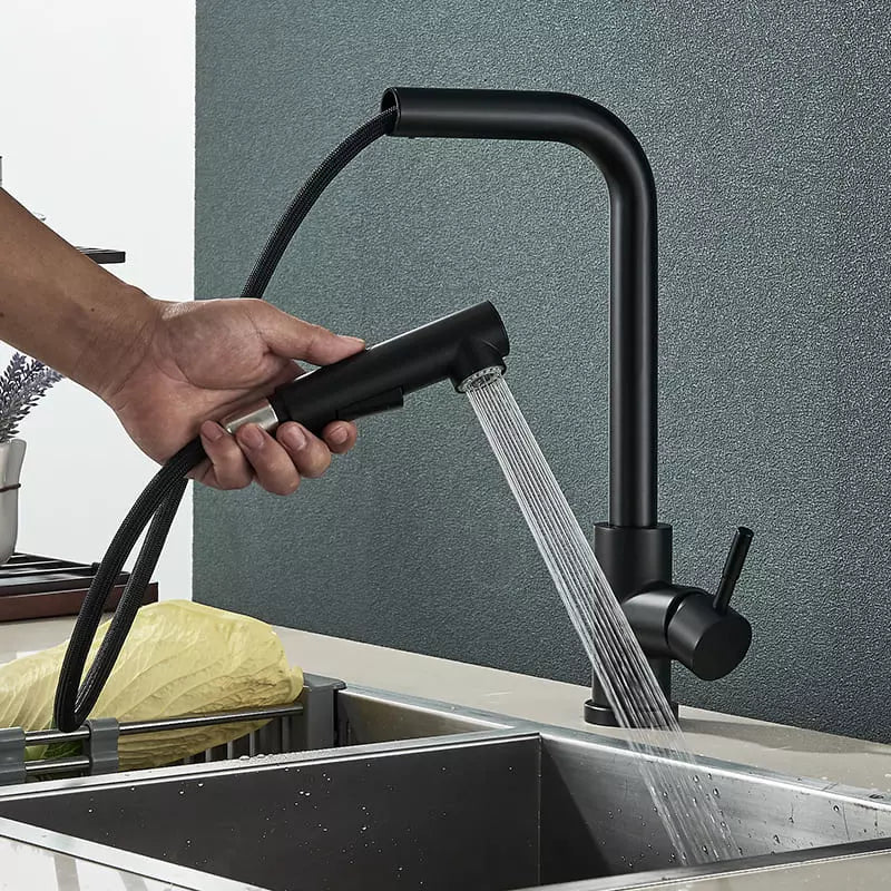 Gourmet Kitchen Faucet Retractable 360° Single Handle