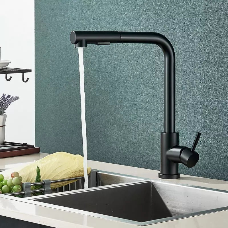 Gourmet Kitchen Faucet Retractable 360° Single Handle