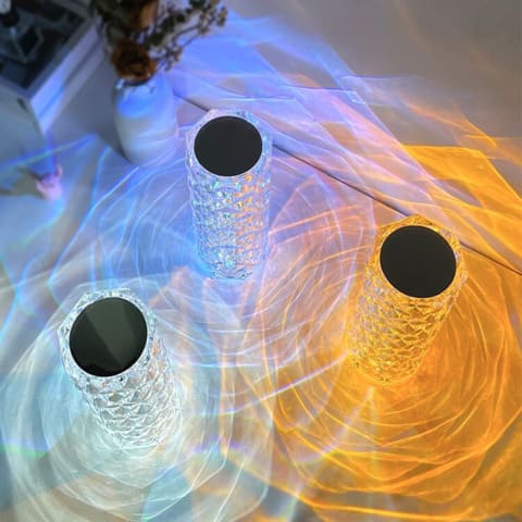 Wireless LED Table Lamp with 3-16 Colors Premium Rose™